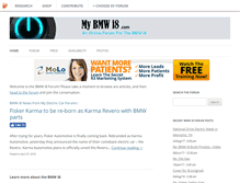 Tablet Screenshot of mybmwi8.com